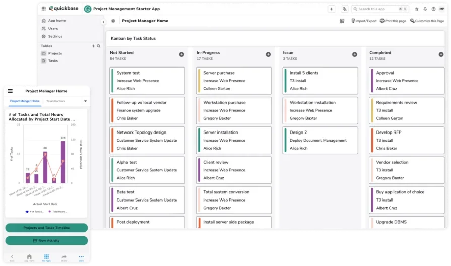 Quickbase software
