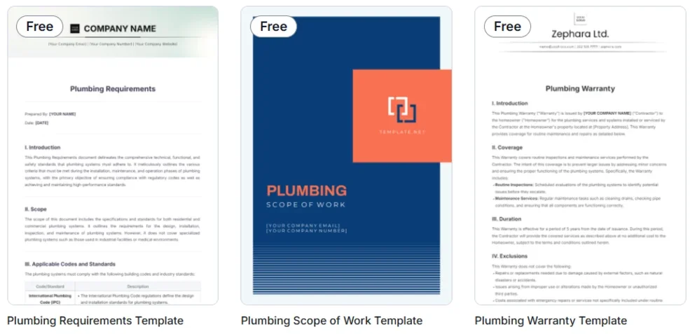 Template net invoice template