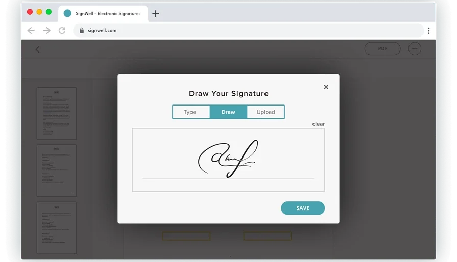 SignWell software