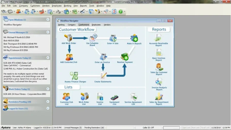 Aptora software