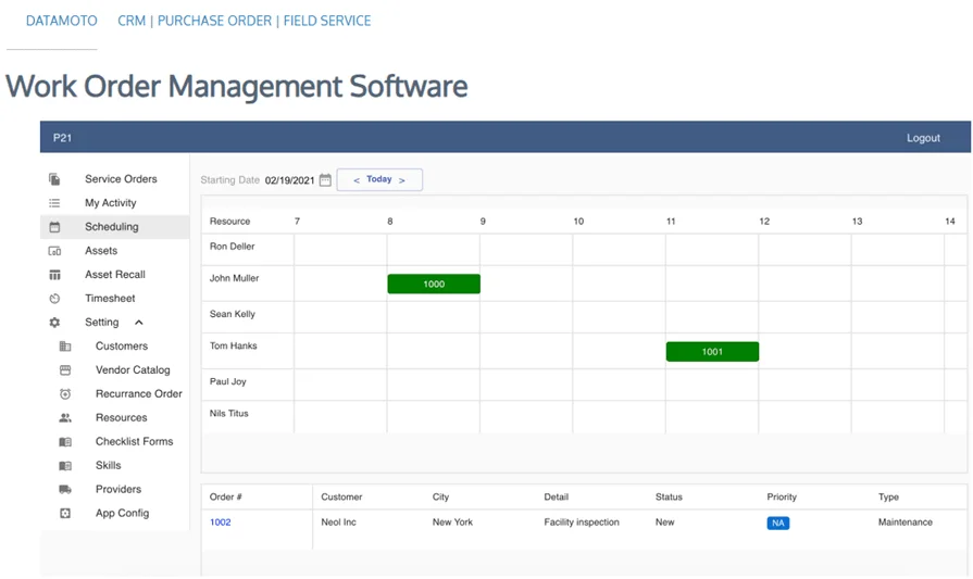 Datamoto software