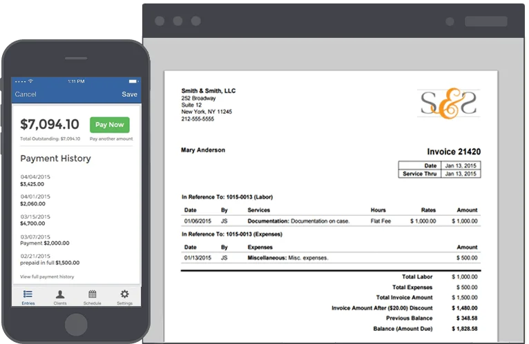 Bill4Time billing software
