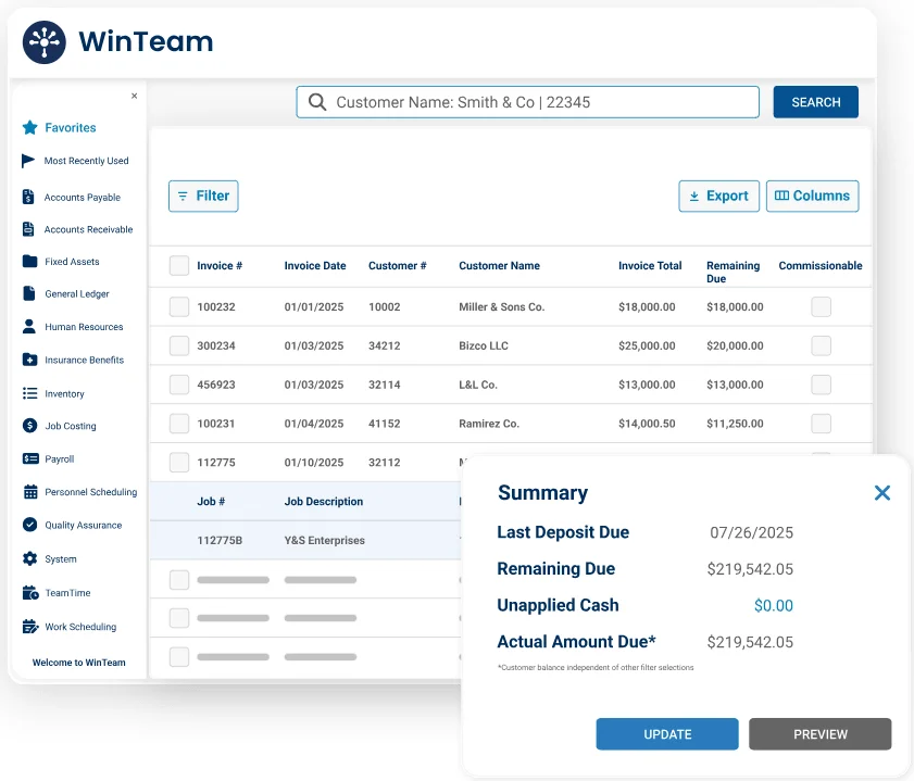 WorkWave invoicing software