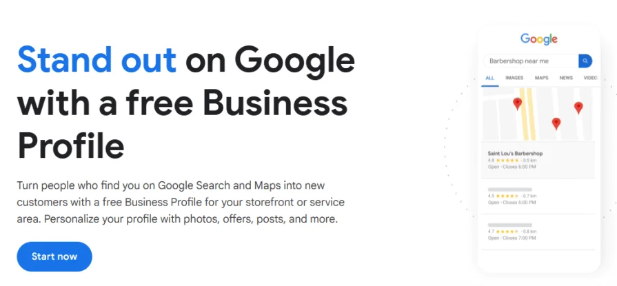 Google Business Profile leads tool