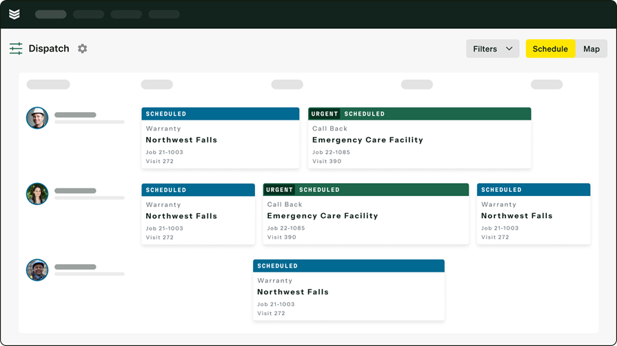 BuildOps dispatching interface