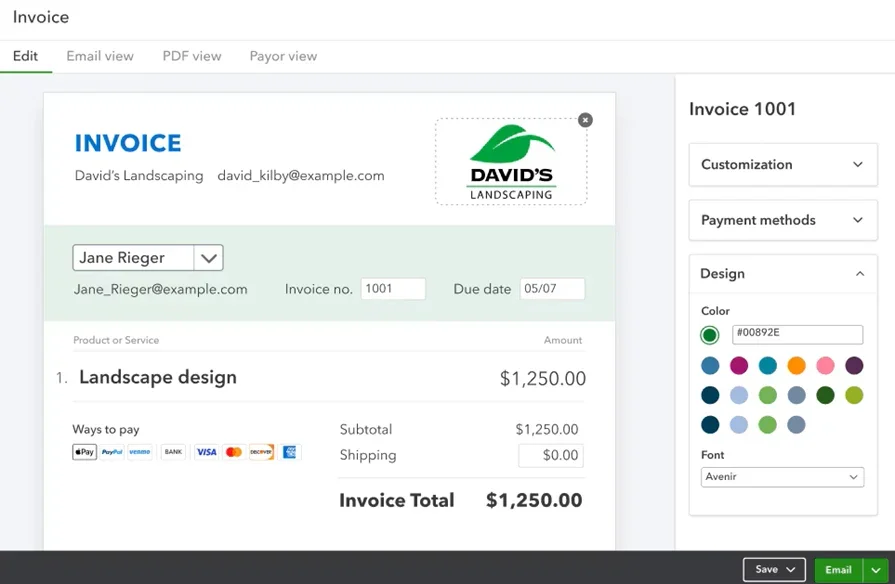QuickBooks software