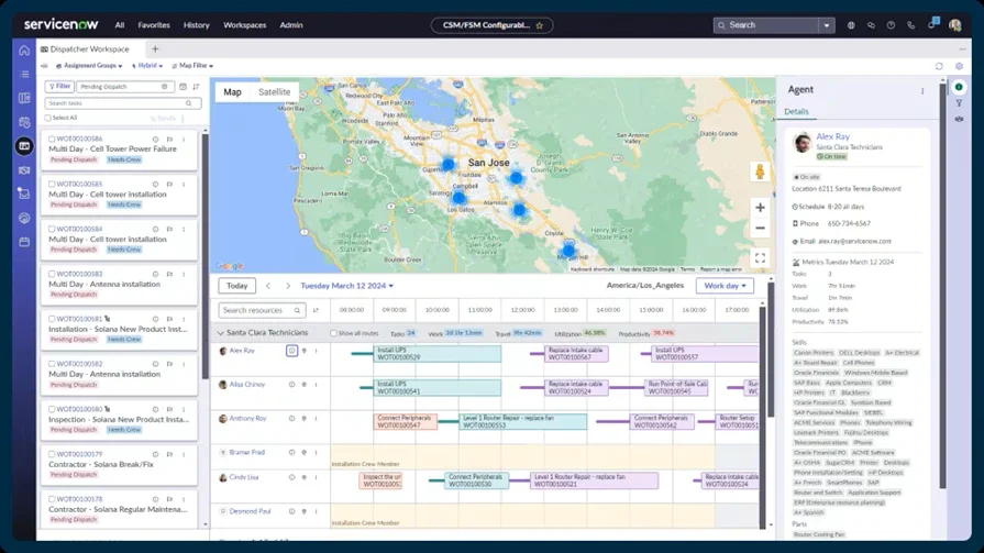 ServiceNow software