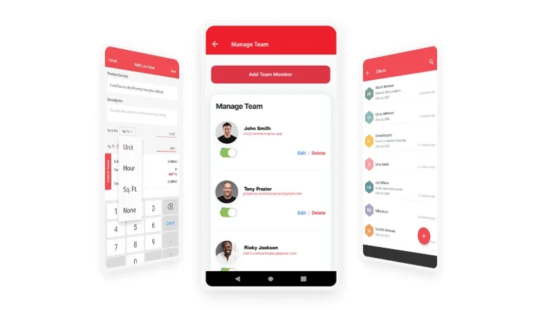 Contractor+ software