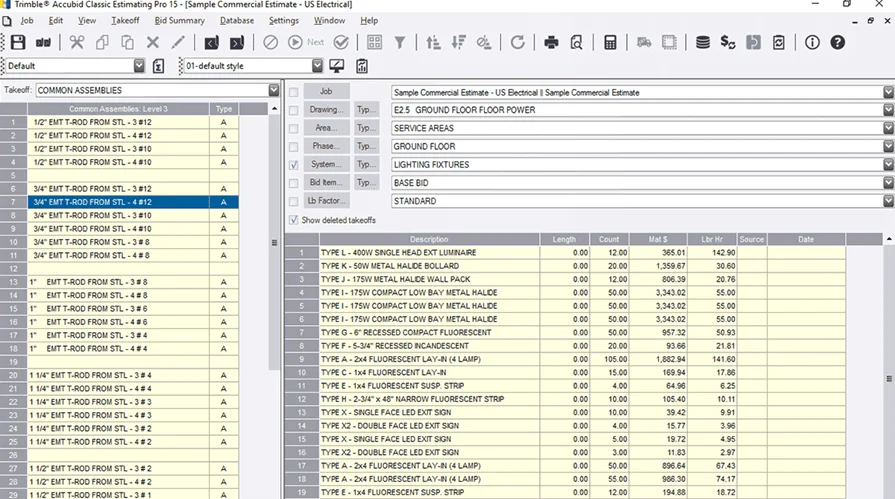 Trimble Accubid software