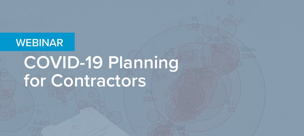 COVID- 9 Planning for Contractors Webinar image