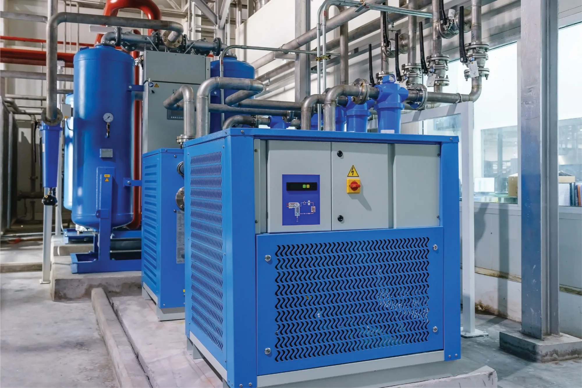 Screw Compressor application in a chemical plant