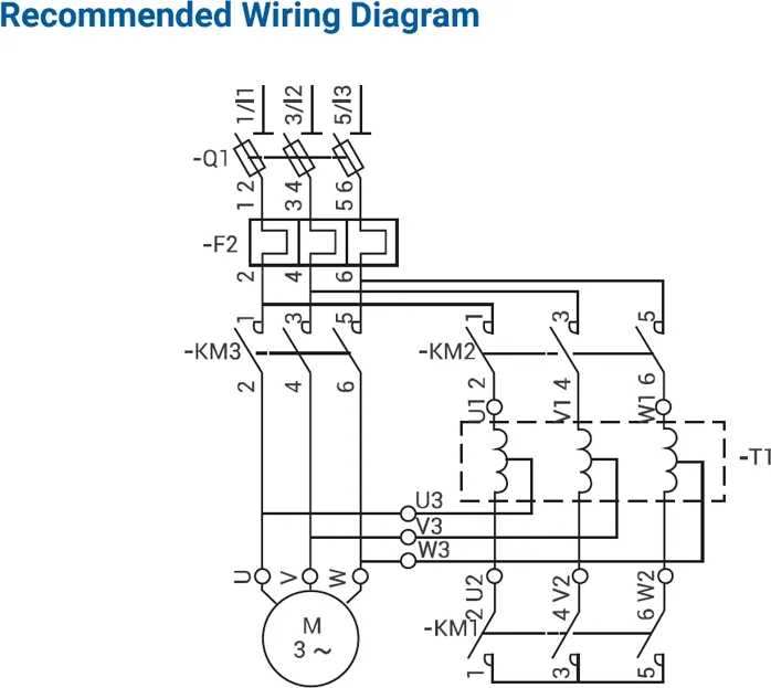 Recommended wiring diagram equation