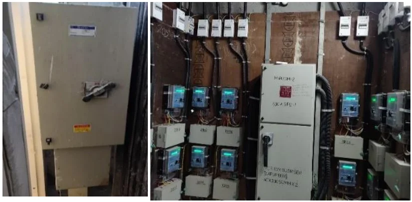TOB (left) and Metering Room (right)