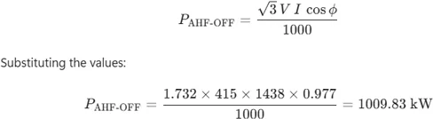 Power AHF-OFF