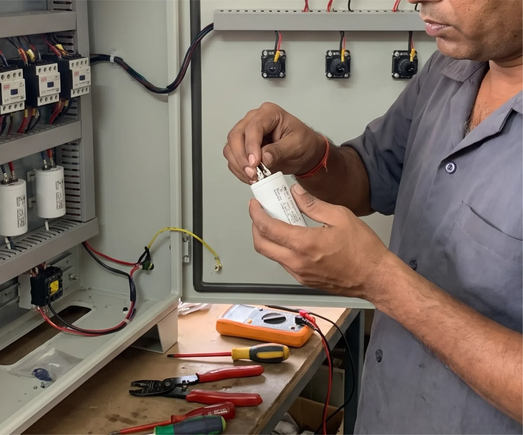 Capacitor Switching In APFC Panel