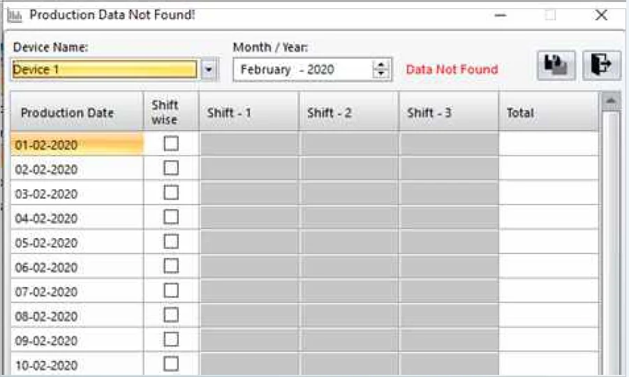 Step 2: Production Data SEC