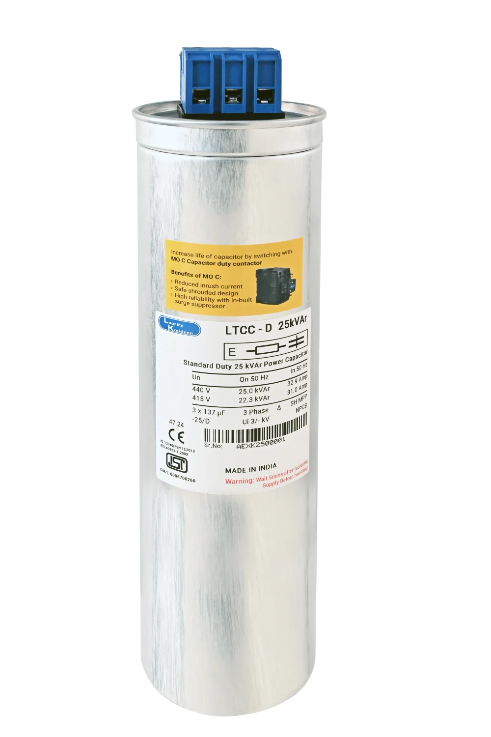 Standard Duty Cylindrical Capacitors