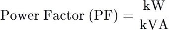 Power Factor Equation
