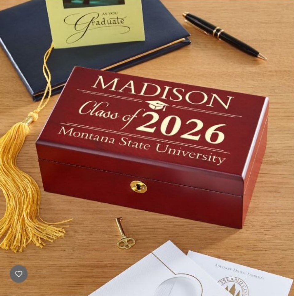 Graduation Personalized Wooden Memory Box
