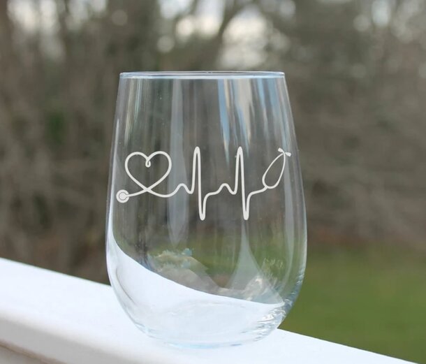 Personalized wine glasses