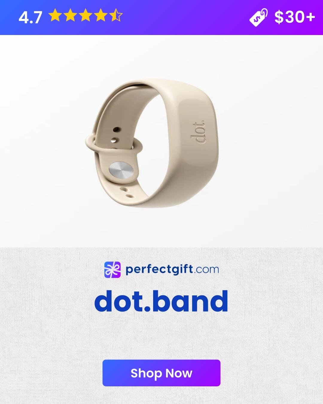Dot Band - A digital business card means less fumbling around