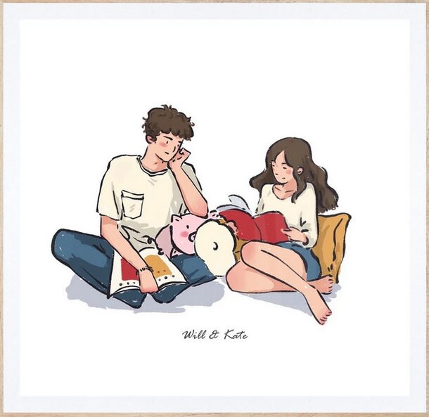 A Custom Couple Portrait