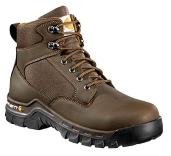 Carhartt men's 6-inch work boot featuring a sturdy design and durable materials for optimal performance and comfort.
