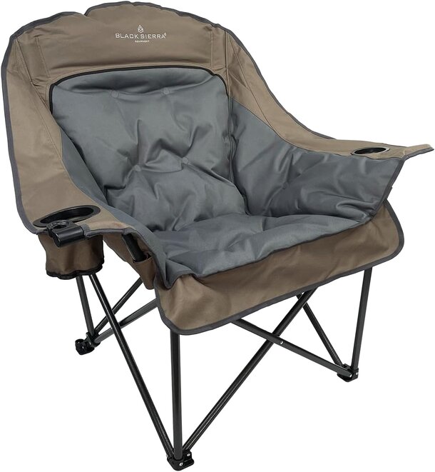 black-sierra-plush-camping-chair-for