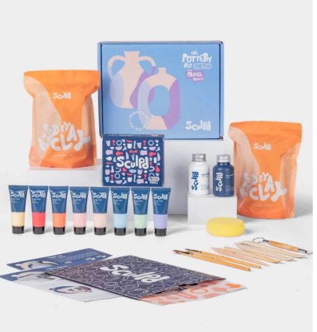 fun clay sculpting and painting set for a sister with a creative side