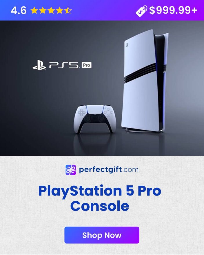 Sony PlayStation 5 Pro Console Gaming System