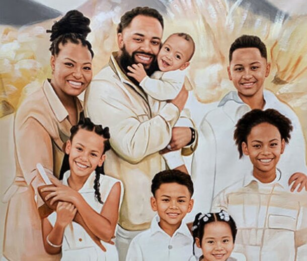 family painting