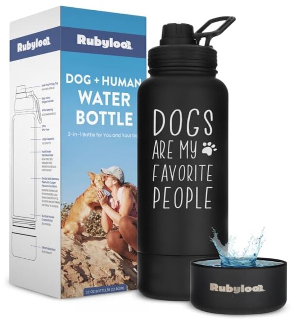 Water Bottle and Portable Bowl