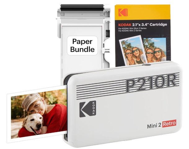 Kodak Mini 2 Retro Portable Instant Photo Printer 