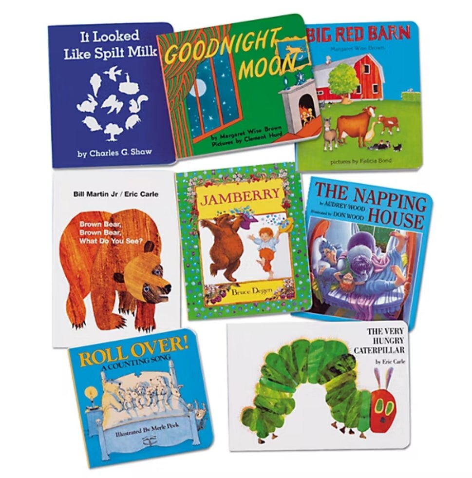A collection of children's books featuring various animals on the covers, designed to engage young readers.