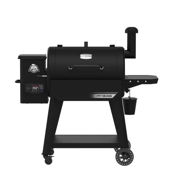 Black Pellet Grill For Cooking Delicious Meat