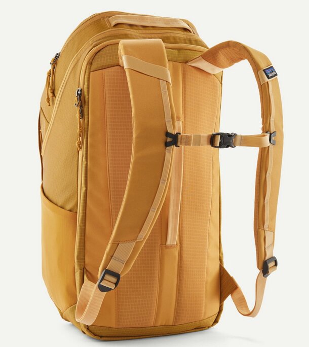 Patagonia Recon 30L backpack in a sleek design, featuring multiple compartments and adjustable straps for comfort.