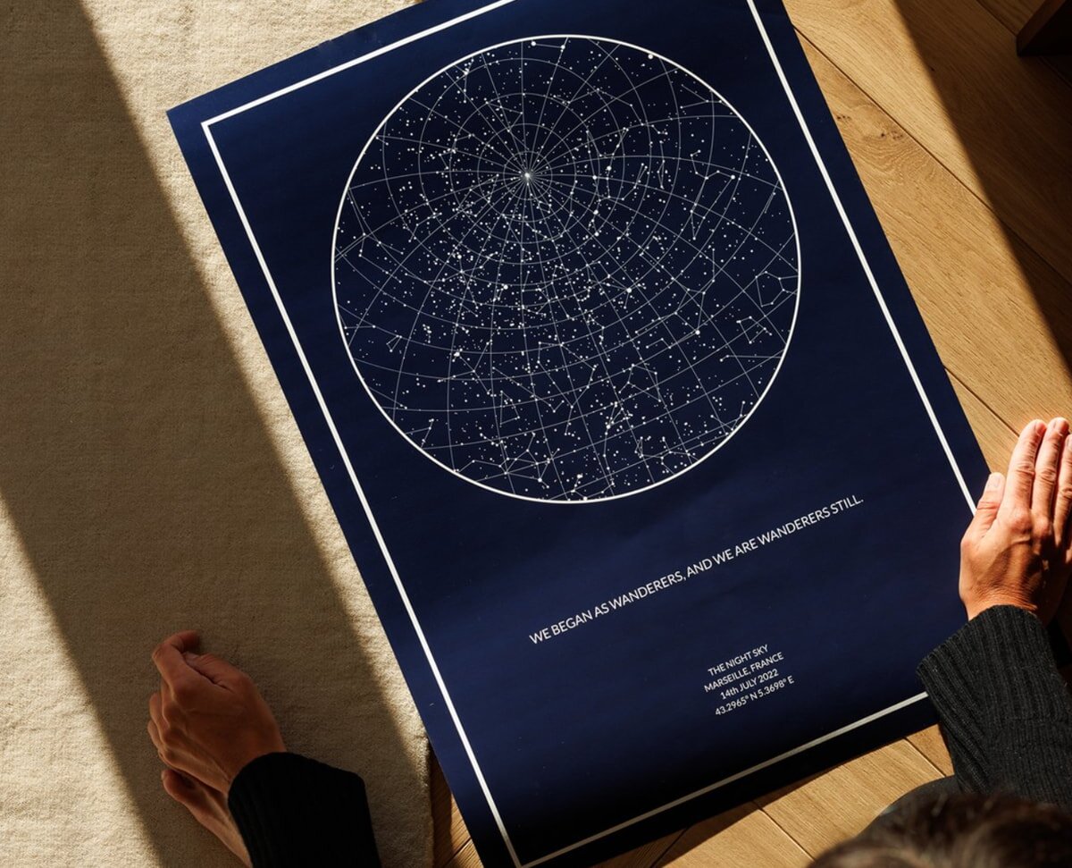stars image on the frame