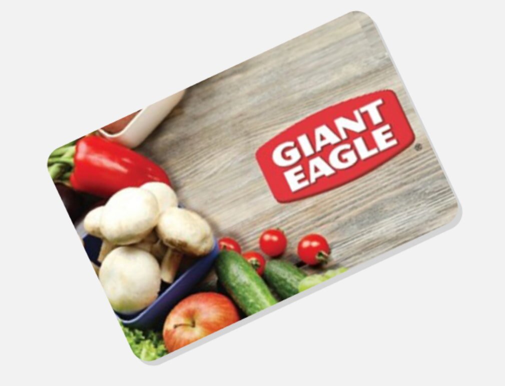 Giant Eagle gift card with fresh produce