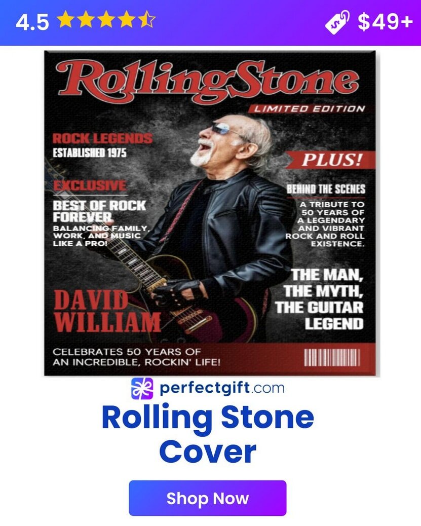 Customized Rolling Stone cover