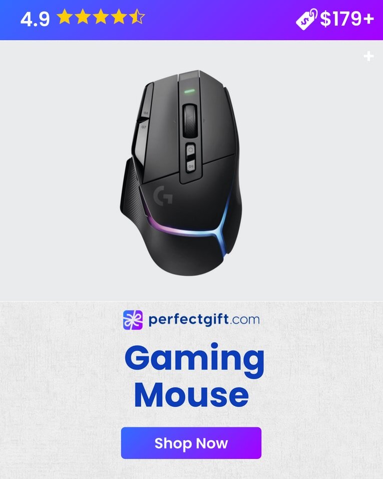 Gaming Mouse with Custom Features