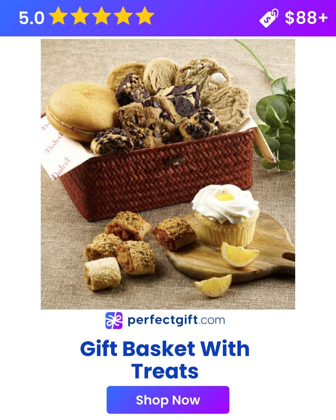 Gift basket with treats