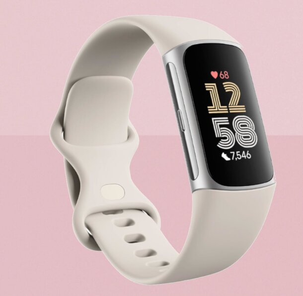Galaxy Fit 2 fitness tracker designed for women, showcasing its sleek design and advanced health monitoring features.
