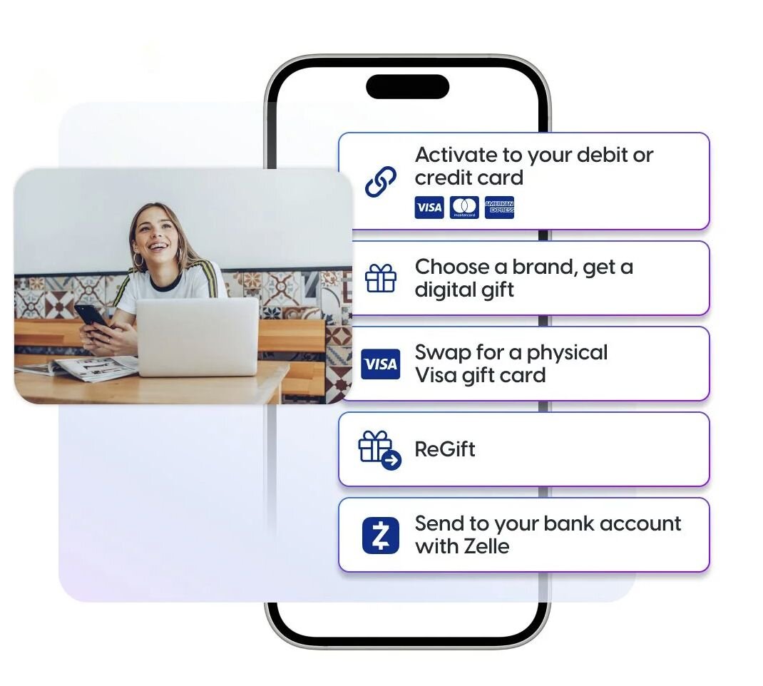 PerfectGift+ redemption options image