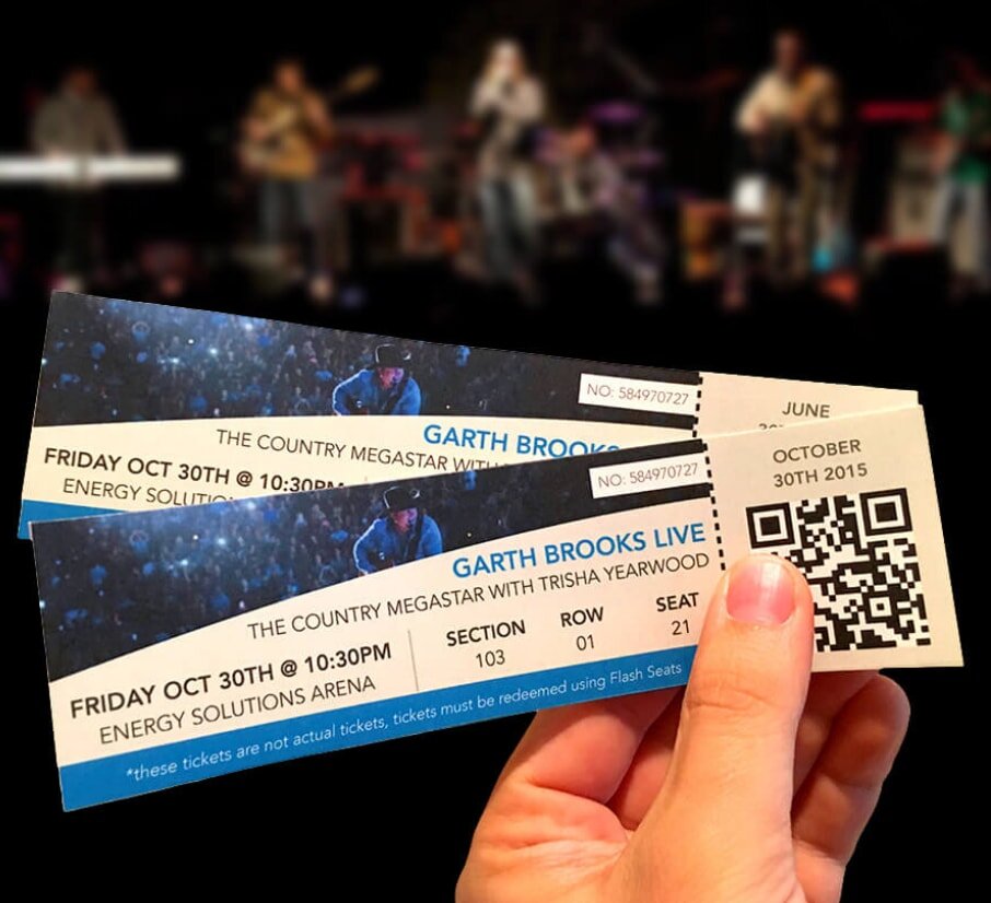 Concert tickets to their favorite artist