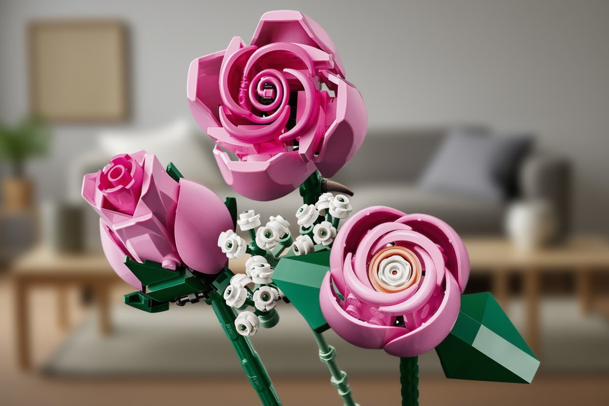  LEGO Pink Roses Bouquet