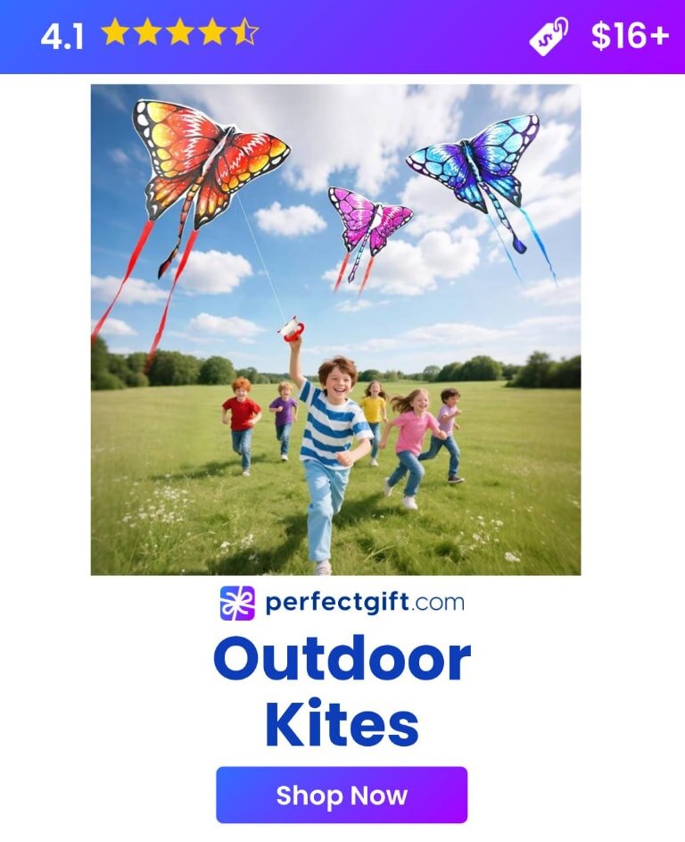 Colorful kites designed for kids, perfect for outdoor play and fun in the wind. Ideal gift for adventurous children.