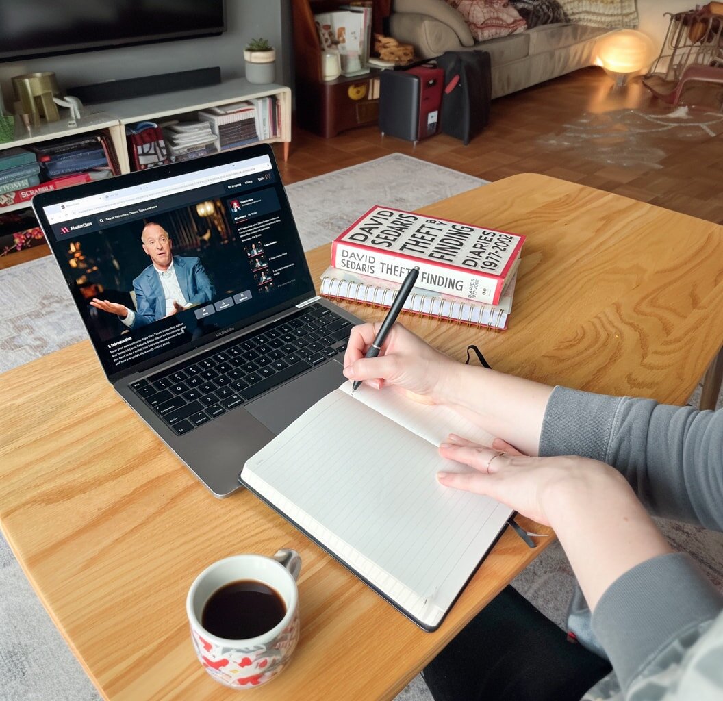 MasterClass on tablet