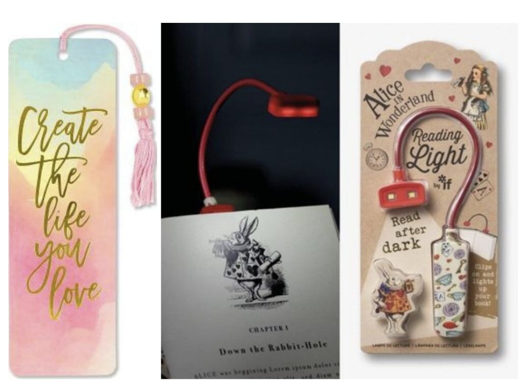 Booklight and bookmark