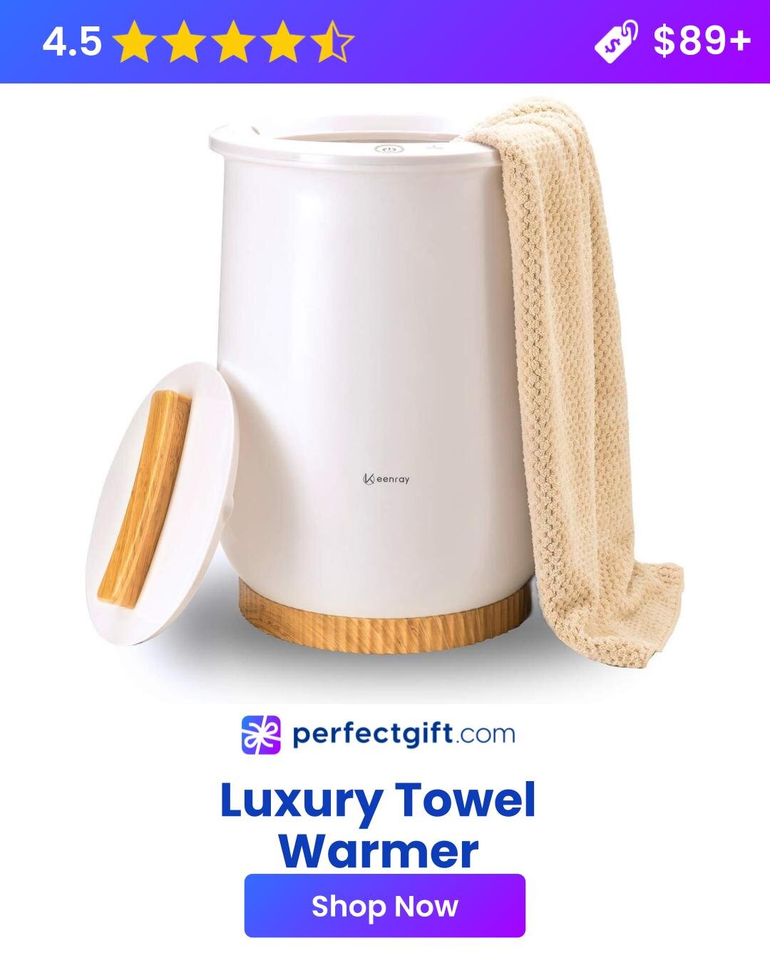 Luxury towel warmer