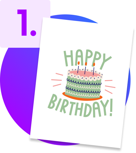 front cover of greeting card